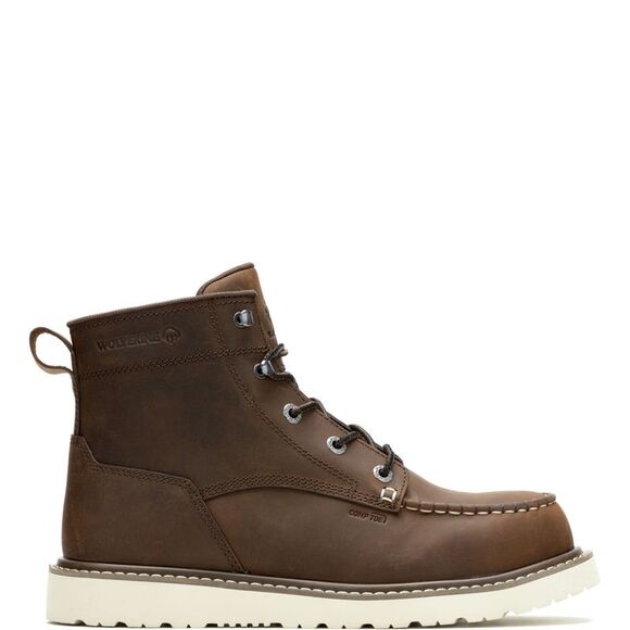 Wolverine Other - Wolverine Mens Trade Wedge UL Moc Composite Toe 6" Brown Boots (NWT)